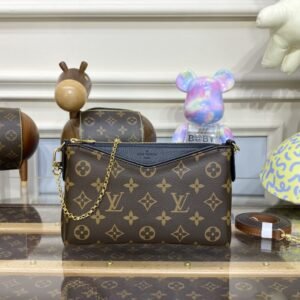 Replica Louis Vuitton Pallas Clutch Black