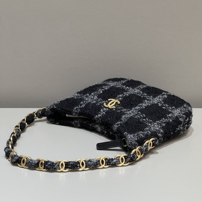 20221206_i1670306516_7909_2 Replica CHANEL 22k Woolen Hobo - 图片 4