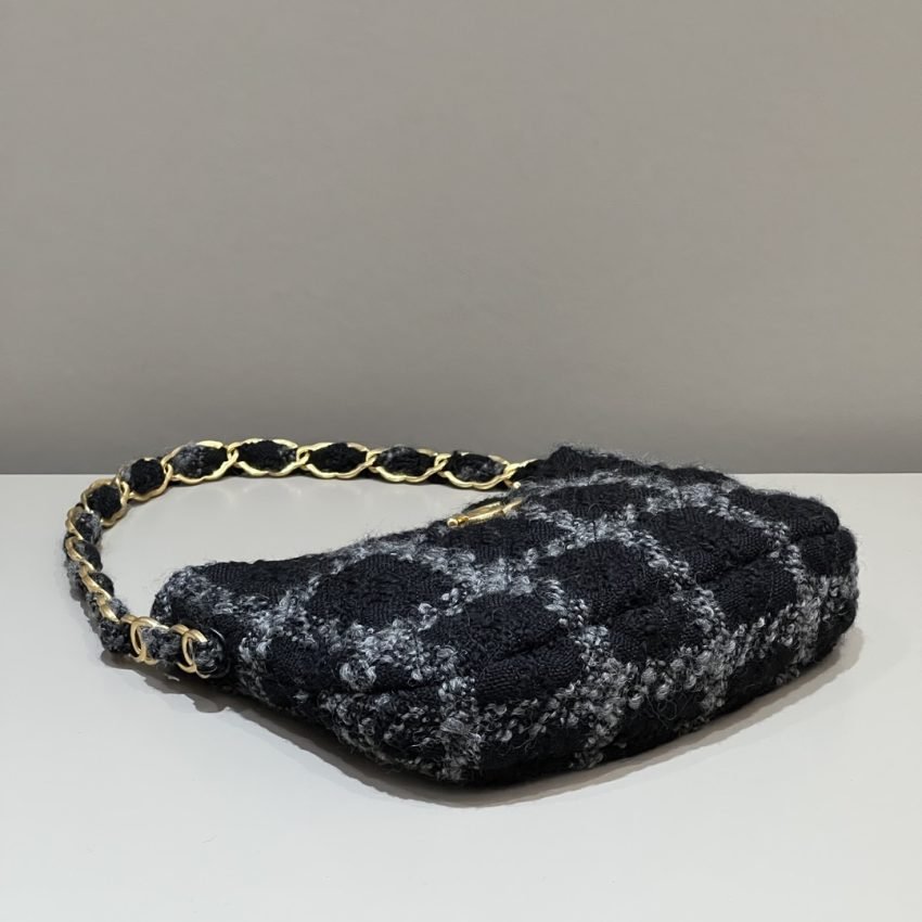 20221206_i1670306516_9658_3 Replica CHANEL 22k Woolen Hobo - 图片 6