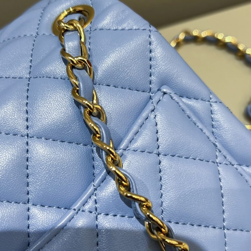 20221212_i1670856407_7465_8 Replica CHANEL Classic Flap 17cm Blue - 图片 7