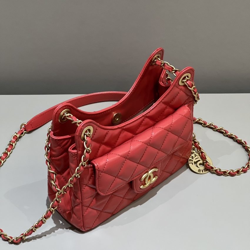 20221228_i1672232187_4112_1 Replica CHANEL Hobo Small Red - 图片 3