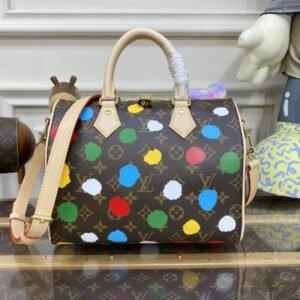 Replica Louis Vuitton Speedy  Bandouliere 25 Yayoi Kusama