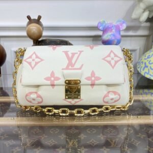 Replica Louis Vuitton Favorite Pink White