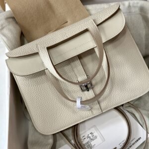 Replica Hermes Halzan  White