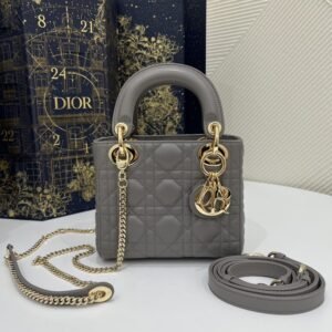 Elementor 页面 #30068 Replica Lady Dior Mini Stone Grey