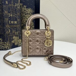 Elementor 页面 #30068 Replica Lady Dior Mini Golden-Tone Metallic
