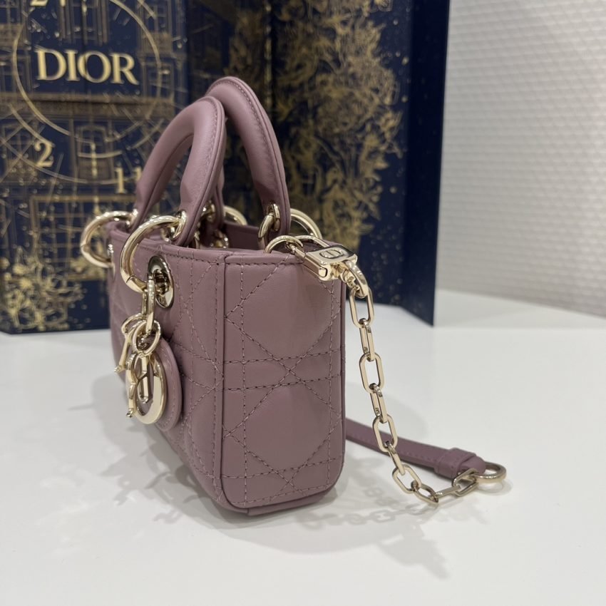 20230214_i1676382878_2993_6 Replica Dior Lady D-Joy Mini Bag Purple - 图片 2
