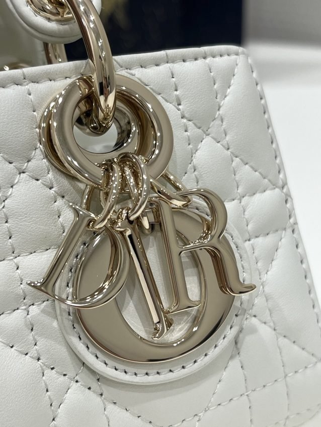 20230311_i1678507960_3864_2 Replica Lady D-Joy Mini Bag White - 图片 5