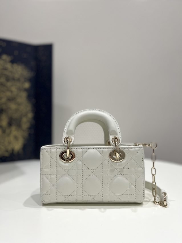 20230311_i1678507960_7800_5 Replica Lady D-Joy Mini Bag White - 图片 8