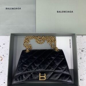 Replica Balenciaga Crush Large Black 2.0
