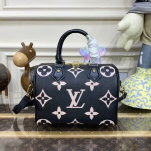 Elementor 页面 #30127 Replica Louis Vuitton Speedy Bandouliere 25 Black-Pink