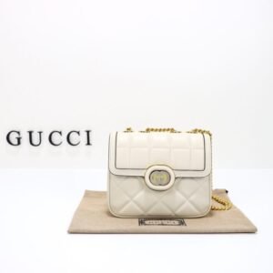 Replica Gucci  Gucci Deco Double G White