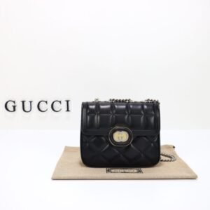 Replica Gucci  Gucci Deco Double G Black