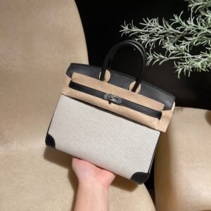 Replica Hermes Birkin Swift Black Silver