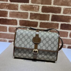 Elementor #30111 Replica Gucci GG messenger Beige Canvas