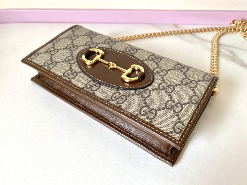 20230505_i1683246177_2362_7 Replica Gucci Horsbet Chain Clutch Brown - 图片 6