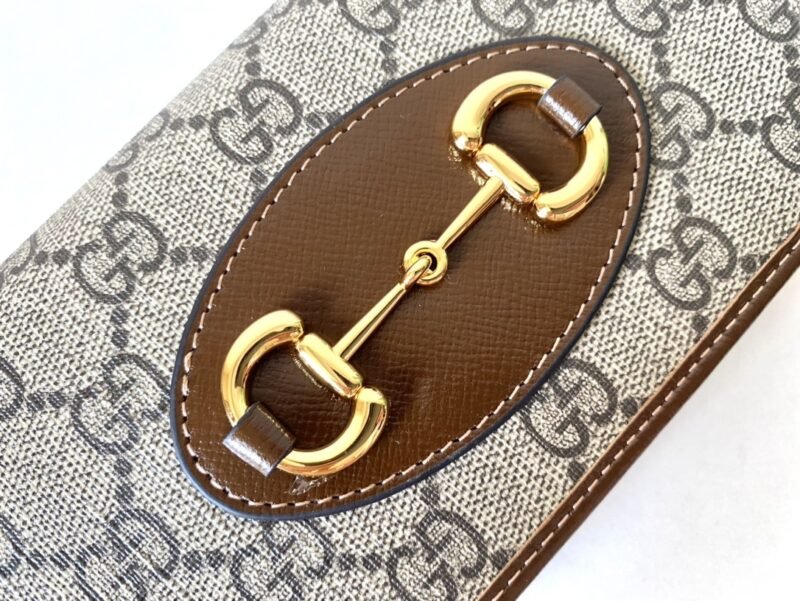 20230505_i1683246177_937_8 Replica Gucci Horsbet Chain Clutch Brown - 图片 3