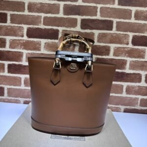 Elementor #30111 Replica Gucci Diana Medium Tote Bag Brown