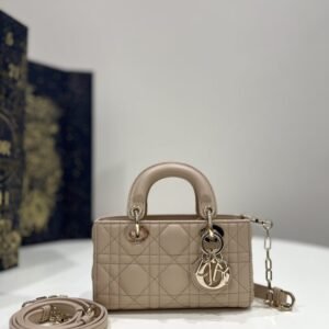 Replica Dior Lady D-Joy Mini Bag Caramel