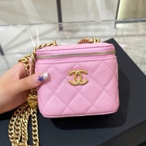 Replica CHANEL 23P Lipstick Bag Pink