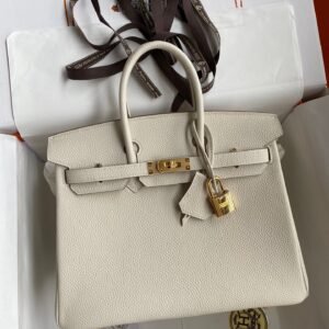 Replica Hermes Birkin White Togo Gold