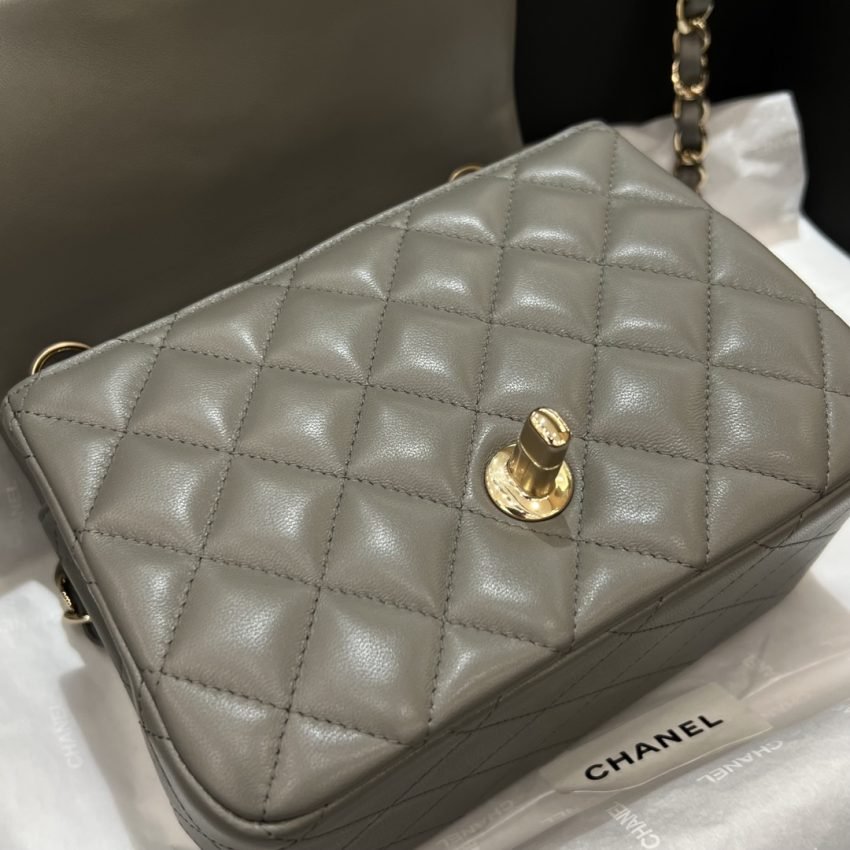 20230625_i1687672842_3980_5 Replica CHANEL Classic Flap 17cm Grey - 图片 7