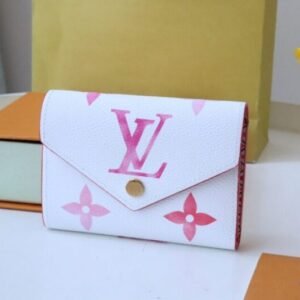 Replica Louis Vuitton Victorine Wallet White&Pink