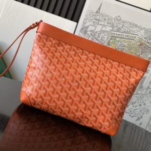 Replica Goyard Conti Pouch Orange