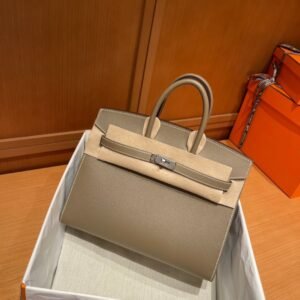 Replica Hermes Birkin Epsom Elephant Grey
