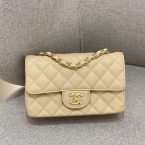 Replica CHANEL Classic Flap 20cm Apricot