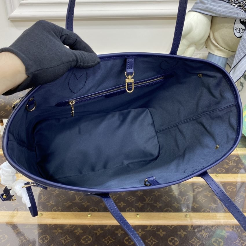 20230727_i1690456558_2528_8 Replica Louis Vuitton Neverfull MM Denim Blue - 图片 4