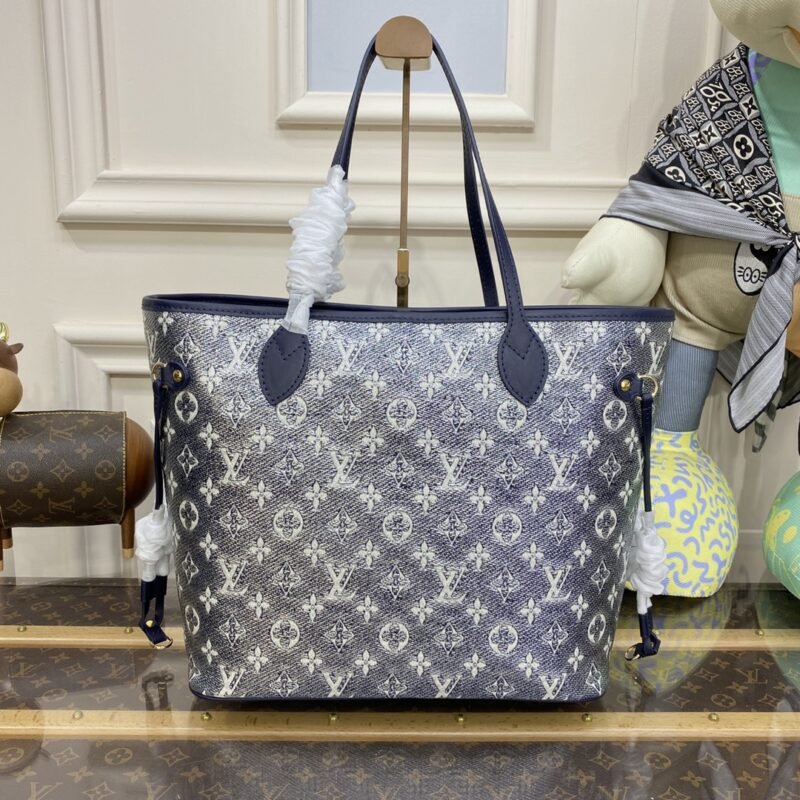 20230727_i1690456558_4599_1 Replica Louis Vuitton Neverfull MM Denim Blue