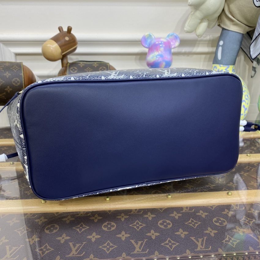 20230727_i1690456558_7974_3 Replica Louis Vuitton Neverfull MM Denim Blue - 图片 9