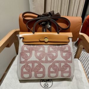 Elementor #30145 Replica Hermes Herbag 31cm Circuit Orange