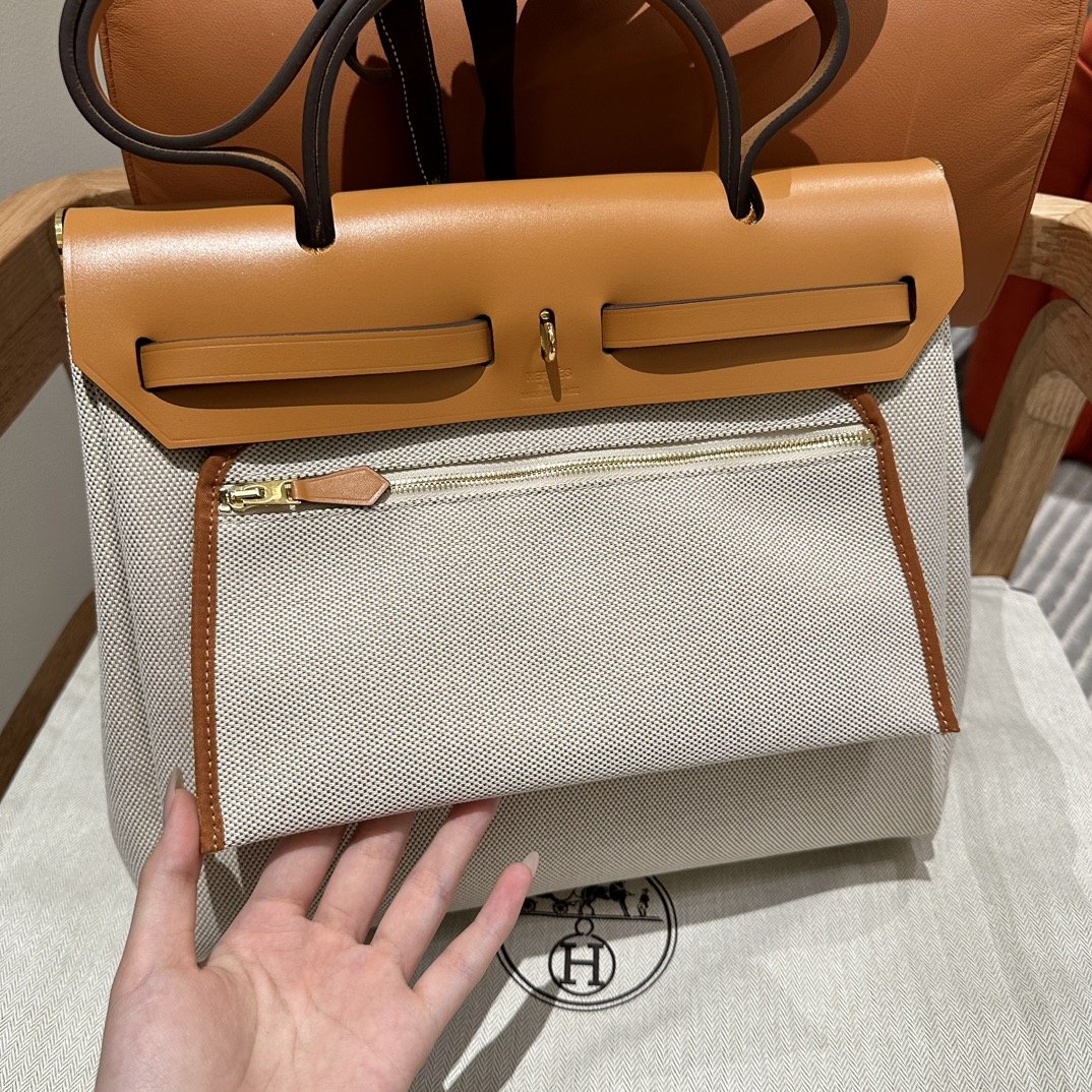 20230809_i1691575454_3800_7 Replica Hermes Herbag 31cm Circuit Orange - 图片 6