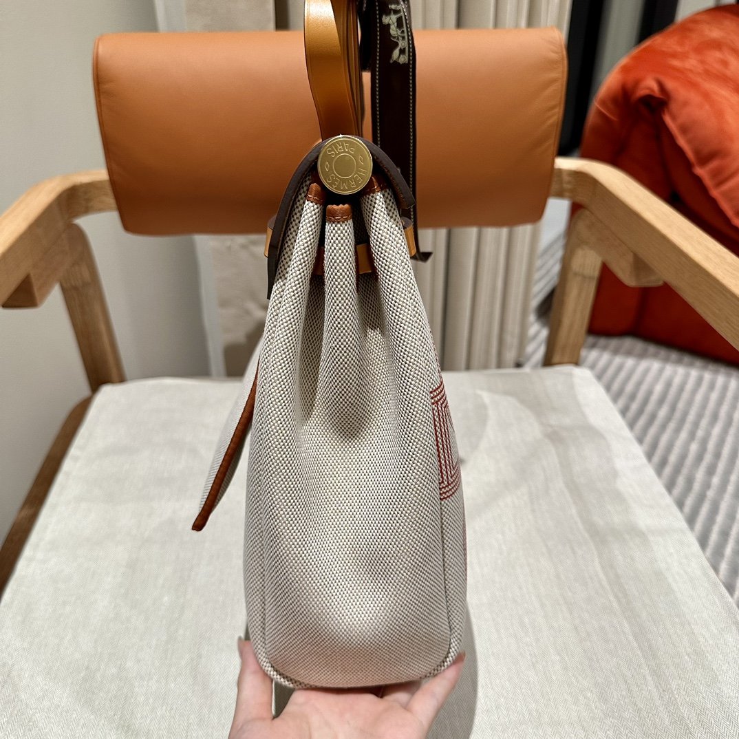 20230809_i1691575454_6227_3 Replica Hermes Herbag 31cm Circuit Orange - 图片 7