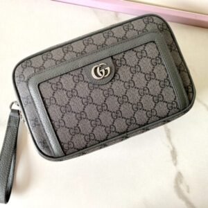 Replica Gucci Ophidia  GG Clutch Grey