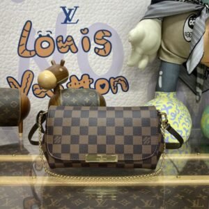 Replica Louis Vuitton Favorite Brown Grid