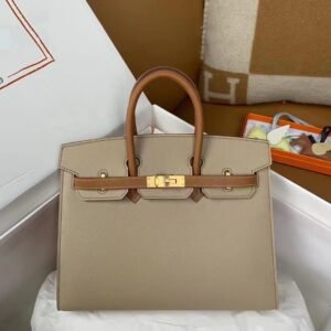 Replica Hermes Birkin Trench Brown Frosted