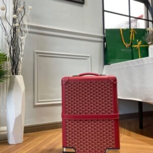 Replica Goyard  Bourget Travel Suitcase Red