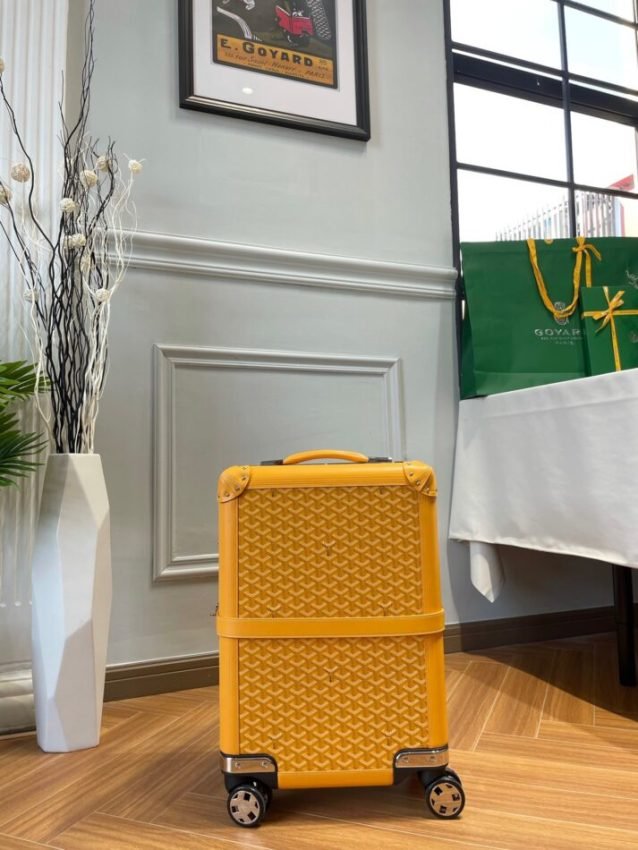 20230914_i1694671584_6316_0 Replica Goyard Bourget Travel Suitcase Yellow - 图片 7