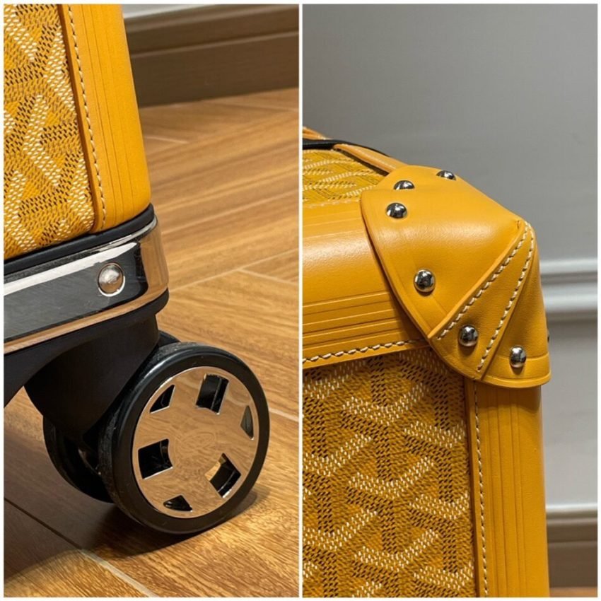 20230914_i1694671584_8939_4 Replica Goyard Bourget Travel Suitcase Yellow - 图片 8