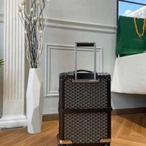 Replica Goyard  Bourget Travel Suitcase Black