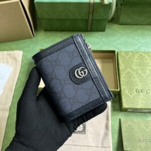 Replica Gucci  Ophidia Compact Wallet Black