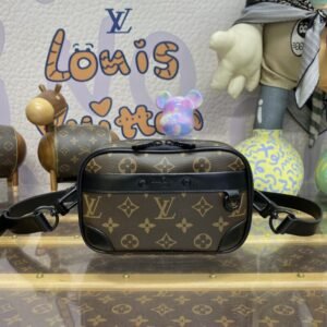 Elementor #30717 Replica Louis Vuitton Alpha Messenger Brown Canvas