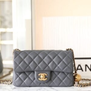 Replica CHANEL CF 20cm Golden Ball Grey
