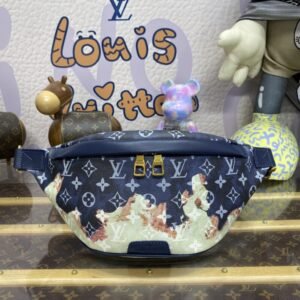 Elementor #30717 Replica Louis Vuitton Bumbag Discovery Blue Fire