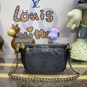 Elementor Page #33376 Replica Louis Vuitton Multi Pochette Accessoires Black