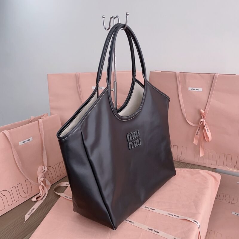 20231112_i1699775508_4275_1 Replica Miu Miu Ivy Tote Black - 图片 4