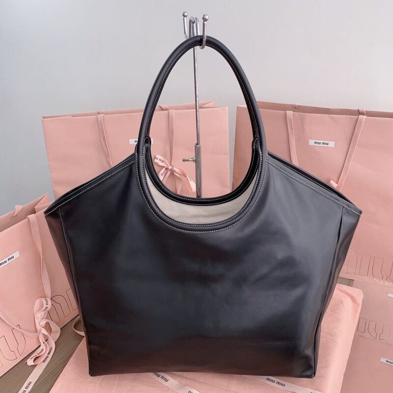 20231112_i1699775508_7516_2 Replica Miu Miu Ivy Tote Black - 图片 8